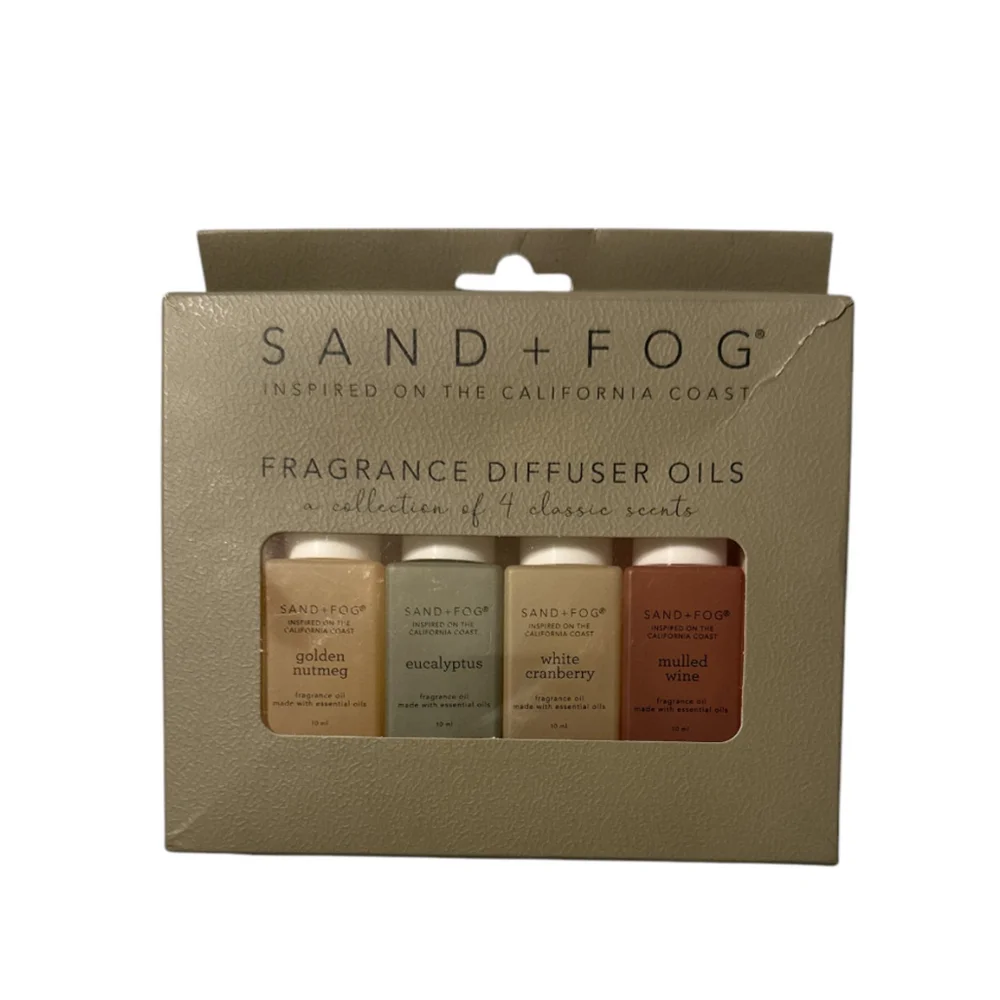 Sand + Fog Fragrance Diffuser Oil Nutmeg Eucalyptus Wine Cranberry New in Box